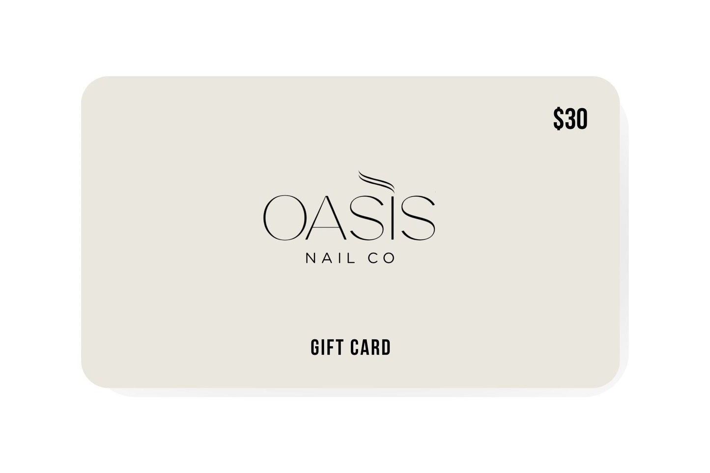 $30 E-GIFT CARD